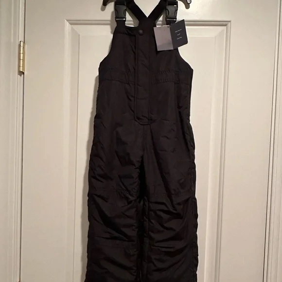 Gap Kids Black Snow Bib Overalls size 4 - Picture 1 of 5